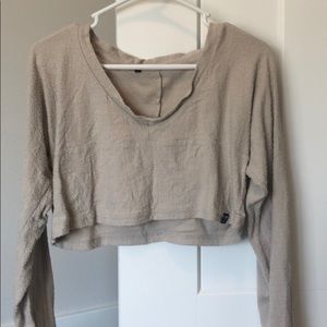 Gymshark cropped towel sweatshirt